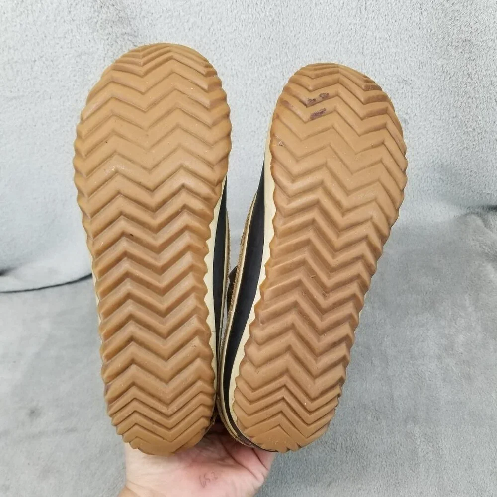 Sorel Shoes Womens Size 8 Out N About Brown Leather Waterproof Rain Boots